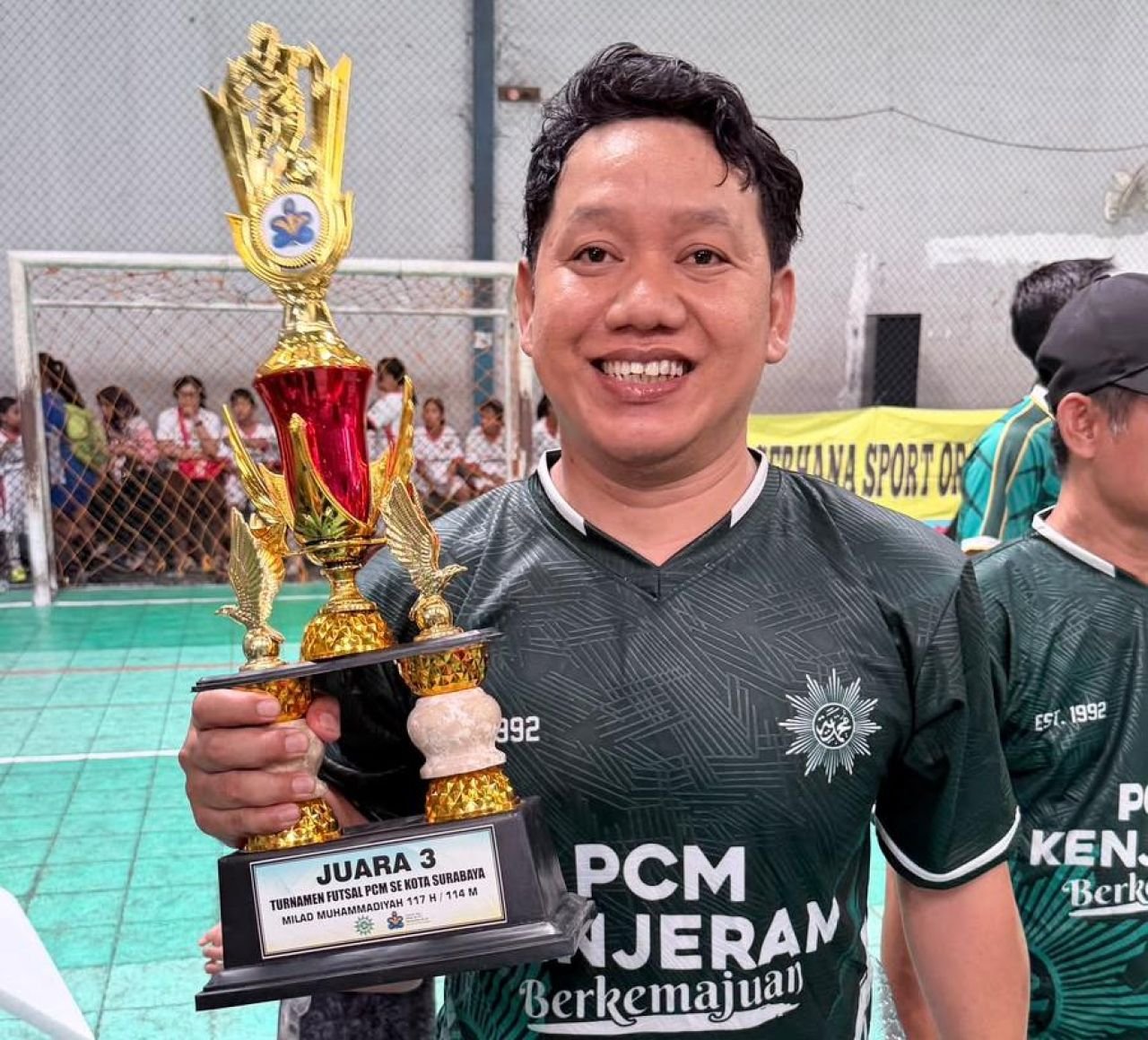 Mr. Eko penjaga gawang Tim Futsal PCM Kenjeran