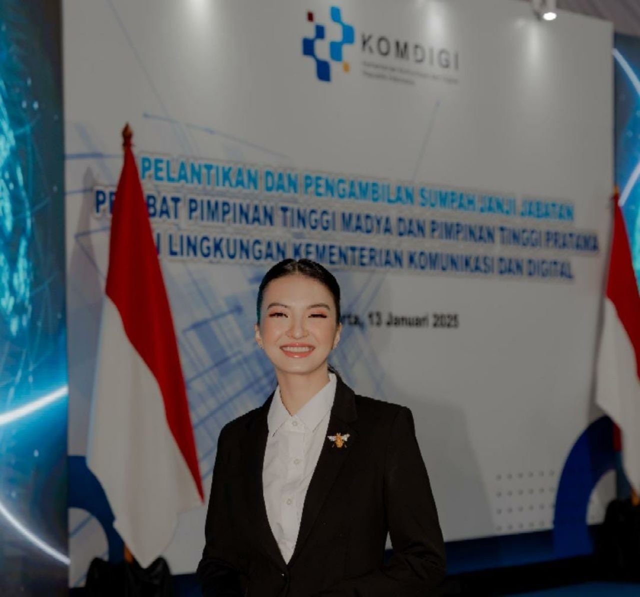 Artis Cantik Raline Shah Resmi Mengundurkan Diri Sebagai Staf Khusus Komdigi RI