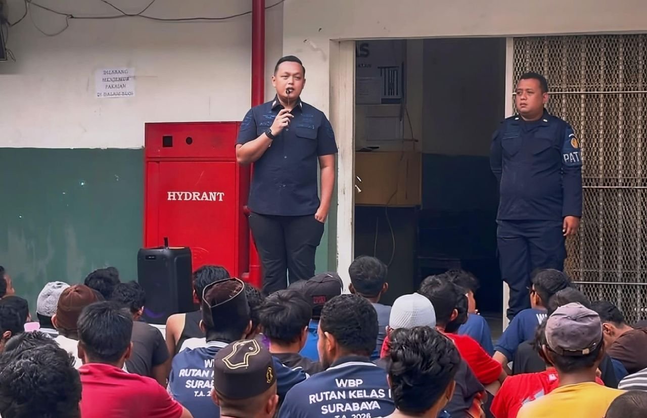 Rutan Surabaya Bangun Kebersamaan di Blok Chandrapura