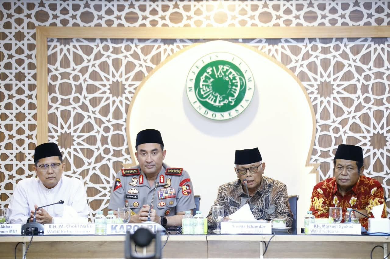 Silaturahmi Polri dengan MUI