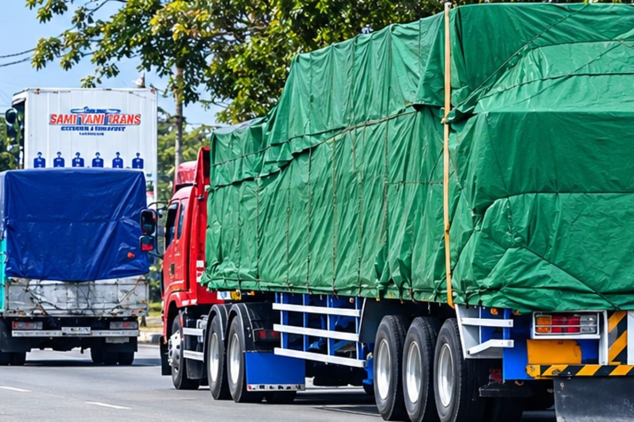 Puluhan Truk Kuasai Bahu Jalan Pantura Comal, Satlantas Pemalang Tunggu Rambu Untuk Bertindak?