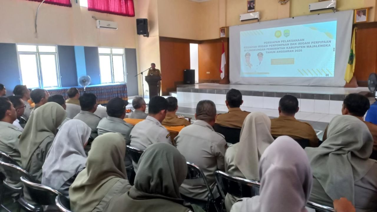 DKP3 Majalengka Kawal Bantuan Irigasi untuk Petani Lahan Tadah Hujan